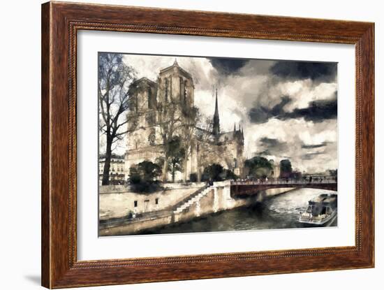 Paris Notre Dame-Philippe Hugonnard-Framed Giclee Print