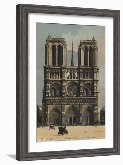 Paris, Notre Dame-null-Framed Giclee Print