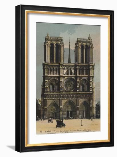 Paris, Notre Dame-null-Framed Giclee Print