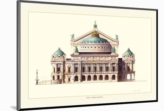 Paris, Opera Garnier-Libero Patrignani-Mounted Premium Giclee Print
