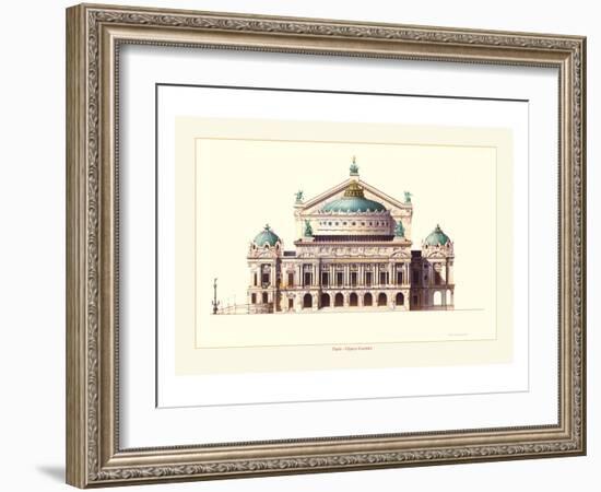 Paris, Opera Garnier-Libero Patrignani-Framed Art Print