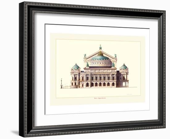 Paris, Opera Garnier-Libero Patrignani-Framed Art Print