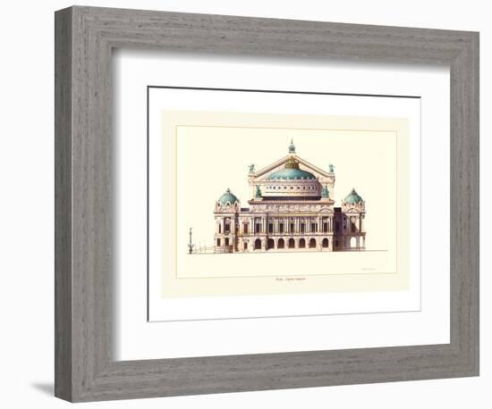 Paris, Opera Garnier-Libero Patrignani-Framed Art Print