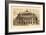 Paris Opera House Etching-null-Framed Art Print