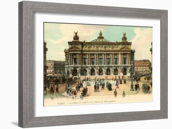 Paris Opera House, France-null-Framed Art Print