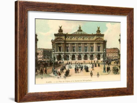 Paris Opera House, France-null-Framed Art Print