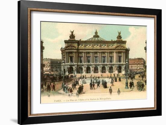 Paris Opera House, France-null-Framed Art Print