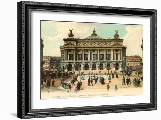 Paris Opera House, France-null-Framed Art Print