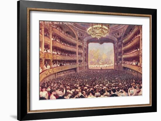 Paris Opera House, France-null-Framed Premium Giclee Print