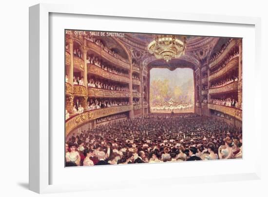 Paris Opera House, France-null-Framed Premium Giclee Print