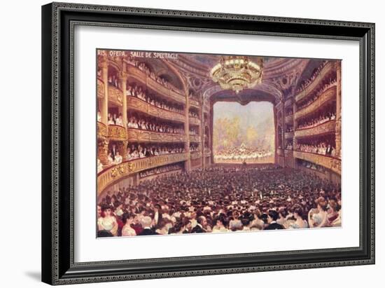 Paris Opera House, France-null-Framed Premium Giclee Print