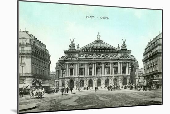 Paris Opera House, France-null-Mounted Art Print