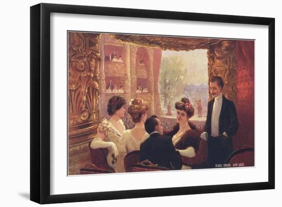 Paris Opera House, France-null-Framed Art Print