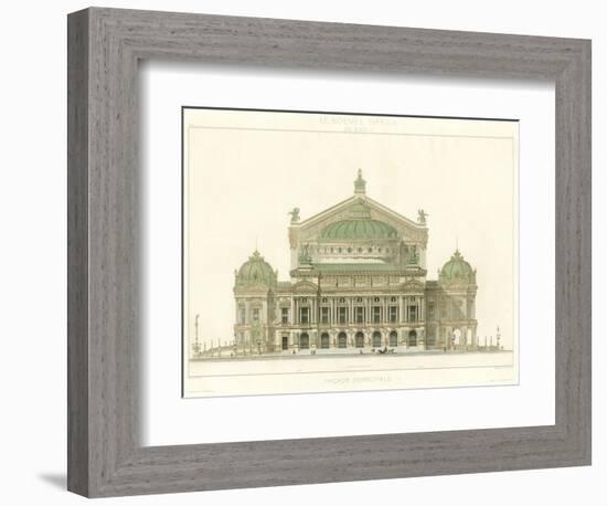 Paris Opera House II-null-Framed Premium Giclee Print