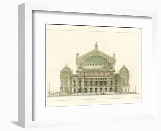 Paris Opera House II-null-Framed Premium Giclee Print