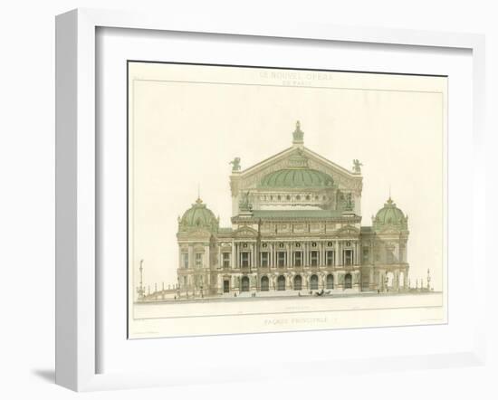 Paris Opera House II-null-Framed Art Print