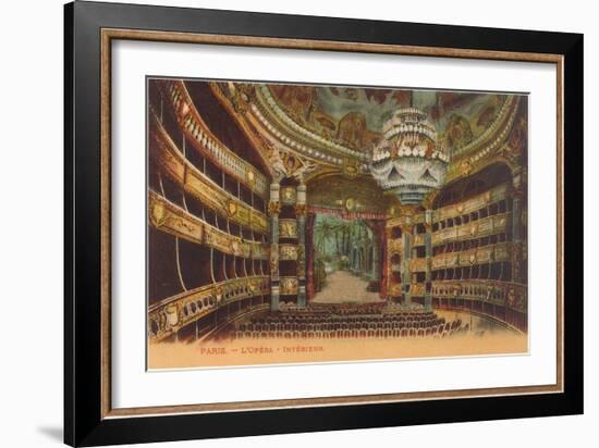 Paris Opera House Interior-null-Framed Art Print