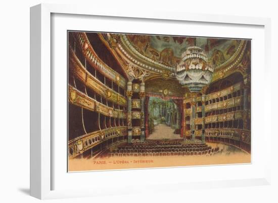 Paris Opera House Interior-null-Framed Art Print