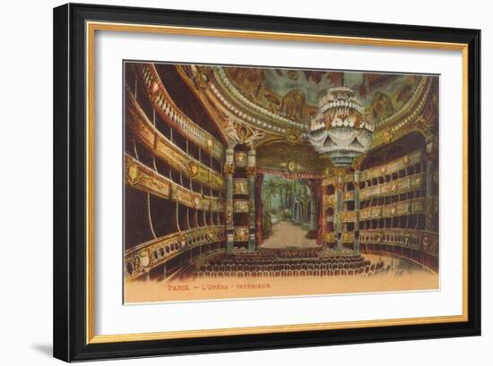 Paris Opera House Interior-null-Framed Art Print