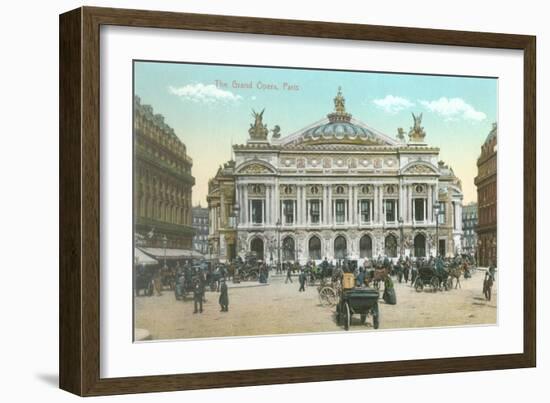 Paris Opera House-null-Framed Art Print