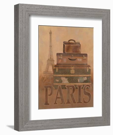 Paris - Pack Your Bags-Unknown Chiu-Framed Art Print