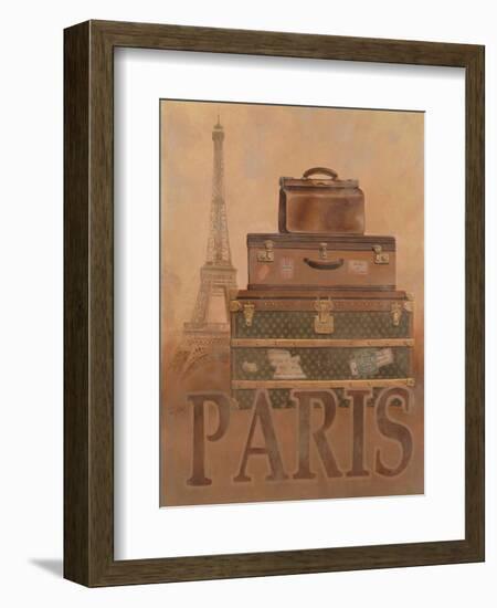 Paris - Pack Your Bags-Unknown Chiu-Framed Art Print