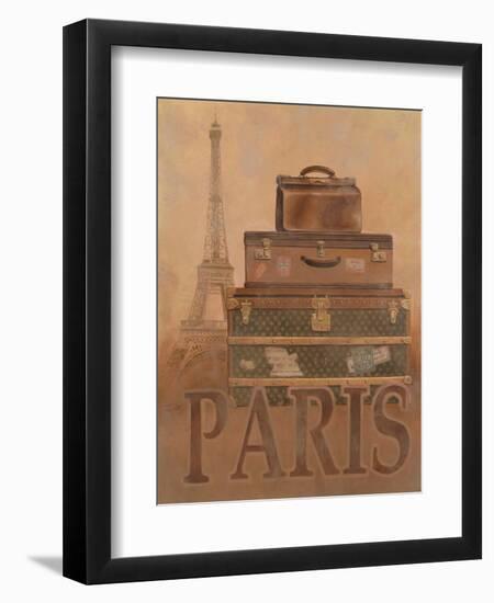 Paris - Pack Your Bags-Unknown Chiu-Framed Art Print