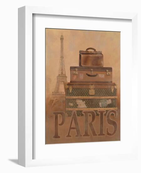 Paris - Pack Your Bags-Unknown Chiu-Framed Art Print
