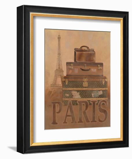 Paris - Pack Your Bags-Unknown Chiu-Framed Art Print