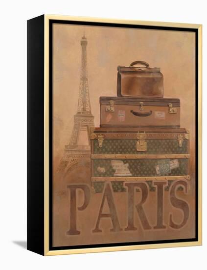 Paris - Pack Your Bags-Unknown Chiu-Framed Stretched Canvas