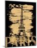 Paris Paint Black-Lauren Gibbons-Mounted Art Print