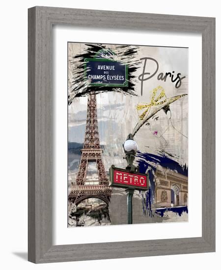 Paris Paris-Kimberly Allen-Framed Art Print