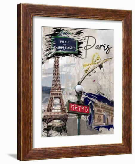 Paris Paris-Kimberly Allen-Framed Art Print