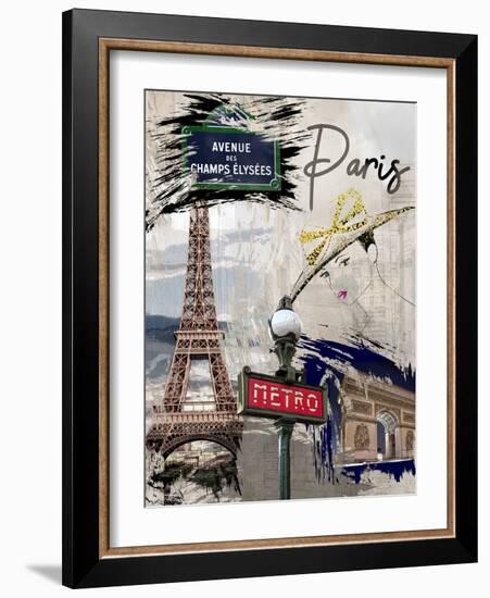 Paris Paris-Kimberly Allen-Framed Art Print