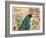 Paris Peacock Botanical 3-Elizabeth Jordan-Framed Art Print