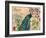 Paris Peacock Botanical 3-Elizabeth Jordan-Framed Art Print