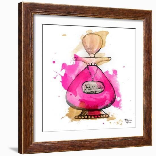 Paris Perfume Square II-Hakimipour-ritter-Framed Art Print