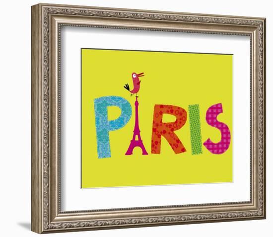 Paris Perroquet-Nathalie Choux-Framed Art Print