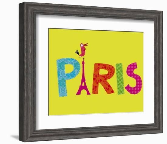 Paris Perroquet-Nathalie Choux-Framed Art Print