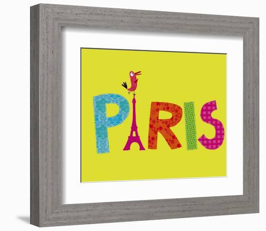 Paris Perroquet-Nathalie Choux-Framed Art Print