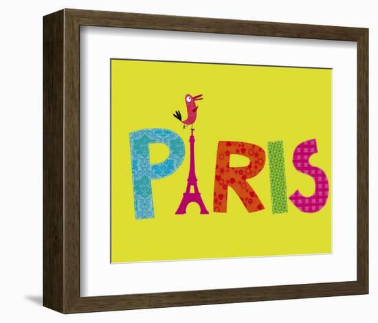 Paris Perroquet-Nathalie Choux-Framed Art Print