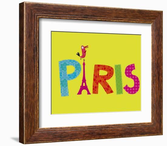 Paris Perroquet-Nathalie Choux-Framed Art Print