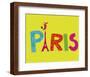 Paris Perroquet-Nathalie Choux-Framed Art Print