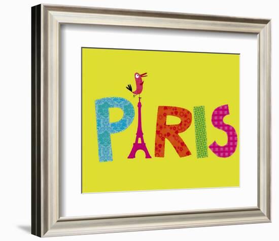 Paris Perroquet-Nathalie Choux-Framed Art Print