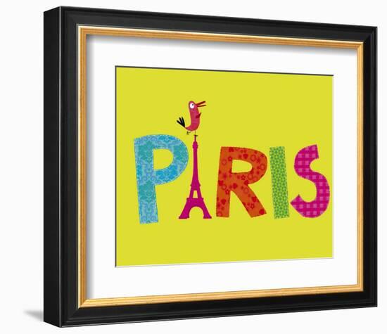 Paris Perroquet-Nathalie Choux-Framed Art Print