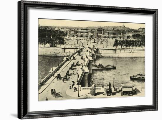 Paris Place Concorde-null-Framed Photographic Print