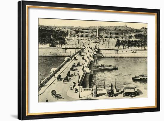 Paris Place Concorde-null-Framed Photographic Print