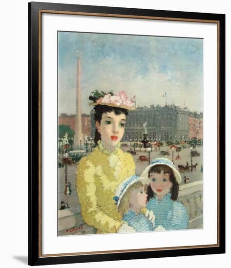 Paris, Place de la Concorde-Edzard Dietz-Framed Collectable Print