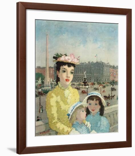 Paris, Place de la Concorde-Edzard Dietz-Framed Collectable Print