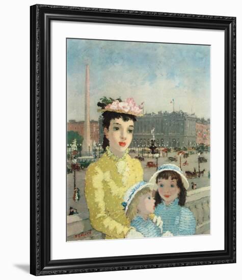 Paris, Place de la Concorde-Edzard Dietz-Framed Collectable Print